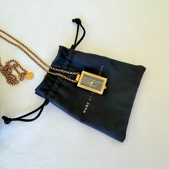 Marc By Marc Jacobs Gold Chain Watch Pendant - Picture 9 of 15
